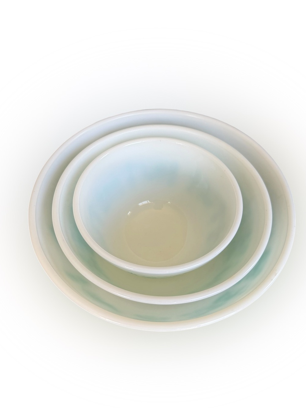 Vintage Pyrex Butterprint Cinderella Bowl Set 401 402 403 - Picture 2 of 10